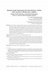 Research paper thumbnail of Hannah Arendt importancia del relato histórico y ficticio como vía para la reflexión ética y política. Hannah Arendt: importance of the historical and fictional
stories as a route for ethical and political reflection