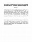 Research paper thumbnail of New Control of PV Solar Farm as STATCOM (PV-STATCOM) for Increasing Grid Power Transmission Limits During Night and Day