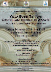 Research paper thumbnail of Sabato 24 marzo 2018 ore 11 - Presentazione del volume "Villa Bossi Tettoni Castellani Benizzi di Azzate" - Milano - Archivio di Stato