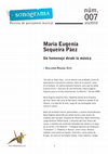 Research paper thumbnail of María Eugenia Sequeira Páez. Un homenaje desde la música