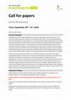 Research paper thumbnail of Call for papers Lost in Renaissance