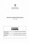 Research paper thumbnail of Barcelona: Small-Scale Public Spaces