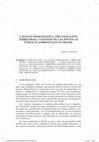 Research paper thumbnail of CALIDAD DEMOCRÁTICA, ORGANIZACIÓN TERRITORIAL Y GESTIÓN DE LAS POLÍTICAS PÚBLICAS AMBIENTALES EN BRASIL