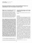 Research paper thumbnail of Pretreatment and Outcome Correlates of Sexual and Physical Trauma in an Epidemiological Cohort of First-Episode Psychosis Patients