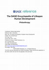 Research paper thumbnail of Philanthropy, in The SAGE Encyclopedia of Lifespan Human Development