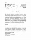 Research paper thumbnail of Social Networks and Charitable Giving: Trusting, Doing, Asking, and Alter Primacy