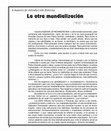 Research paper thumbnail of La otra mundialización