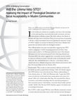 Research paper thumbnail of Assessing the Impact of Theological Deviation on Social Acceptability in Muslim Communities