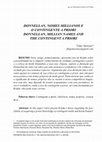 Research paper thumbnail of Donnellan, Nomes Millianos e o Contingente a Priori