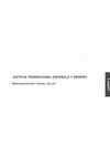 Research paper thumbnail of Justicia transicional española y género.