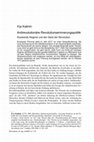 Research paper thumbnail of Antirevolutionäre Revolutionserinnerungspolitik. Russlands Regime und der Geist der Revolution // OSTEUROPA. 2017. Vol. 67. № 6–8. S. 7–17.