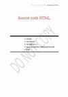 Research paper thumbnail of Source Code HTML