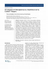 Research paper thumbnail of Investigation of Chlorophyll-an in a Small Reservoir by Landsat 7 Imagery