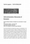 Research paper thumbnail of Call for Papers - 1/2019. Anti-communisms: Discourses of Exclusion