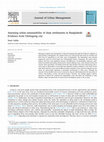 Research paper thumbnail of Assessing urban sustainability of slum settlements in Bangladesh: Evidence from Chittagong city