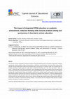 Research paper thumbnail of The impact of integrated STEM education on academic achievement, reflective thinking skills towards problem solving and permanence in learning in science education