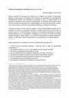 Research paper thumbnail of Criterios de evaluación e-learning. Apuntes para el tema. 2016