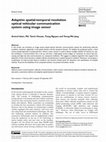 Research paper thumbnail of Adaptive spatial-temporal resolution optical vehicular communication system using image sensor