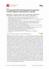 Research paper thumbnail of Tropical Medicine and Infectious Disease A Community-Directed Integrated Strongyloides Control Program in Queensland, Australia