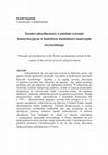 Research paper thumbnail of Zasada subsydiarności w polskim systemie konstytucyjnym w kontekście działalności samorządu terytorialnego