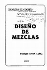 Research paper thumbnail of DISEÑO DE MEZCLAS