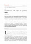 Research paper thumbnail of L’archiviazione delle pagine dei quotidiani online