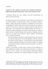 Research paper thumbnail of Lenguaje claro/llano/ciudadano y lectura fácil: ¿nuevas variedades de comunicación digital de masas más allá del español general/común/total o internacional/neutro?