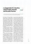 Research paper thumbnail of La leggenda di S. Giustina nell'armadio istoriato da Riccardo Taurino