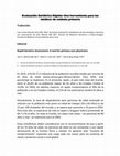 Research paper thumbnail of Evaluación Geriátrica Rápida: Una herramienta para los médicos de cuidado primario (Traducción al Español)