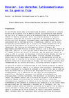 Research paper thumbnail of Dossier núm. 100: Las derechas latinoamericanas en la guerra fría