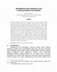 Research paper thumbnail of IMPLEMENTASI NILAI KARAKTER JUJUR DI SEKOLAH BUNDA PAUD KERINCI