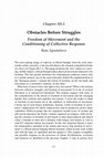 Research paper thumbnail of (2018) Obstacles Before Struggles Freedom of Movement and the Conditioning of Collective Response