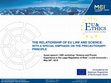 Research paper thumbnail of The relationship of EU law and science: with a special emphasis on the precautionary principle