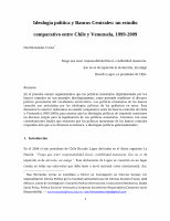 Research paper thumbnail of Ideología política y Bancos Centrales: un estudio comparativo entre Chile y Venezuela, 1999-2009