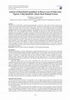 Research paper thumbnail of Analysis of Household Expenditure in Rural Areas of Ondo State, Nigeria: Using Quadratic Almost Ideal Demand System