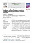 Research paper thumbnail of Energy and exergy analyses of an integrated underground coal gasification with SOFC fuel cell system for multigeneration including hydrogen production