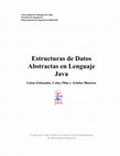 Research paper thumbnail of Estructuras de Datos en Lenguaje Java CCG