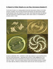 Research paper thumbnail of About "Crop Circles" and Alien Glyphs 
(or are they microwave blasters?)