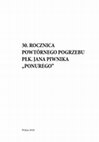 Research paper thumbnail of 30. rocznica powtórnego pogrzebu płk. Jana Piwnika "Ponurego", red. Marek Jedynak, Wykus 2018