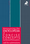 Research paper thumbnail of Encyclopedia of Concise Concepts by Women Philosophers (ECC) Broschure