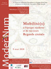 Research paper thumbnail of 4e journée d'étude de ModerNum : Mobilité(s) à l’époque moderne et de nos jours. Regards croisés