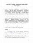 Research paper thumbnail of Tramar desde la “voz media” perspectivas para abordar el pasado reciente argentino.docx