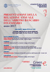 Research paper thumbnail of P RESENTAZIONE DELLA RELAZIONE ANNUALE DELL' ARBITRO BANCARIO FINANZIARI O anno 2017