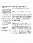 Research paper thumbnail of The Corporate Database: Asset or Liability for the Future?