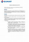 Research paper thumbnail of Modelos de Administración de la SUNAT