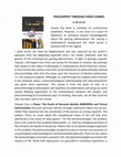 Research paper thumbnail of REVIEW of PHILOSOPHY THROUGH VIDEO GAMES (Jon Cogburn & Mark Wilcox)