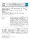 Research paper thumbnail of CO2 erosion of BaCo0.85Bi0.05Zr0.1O3-δ perovskite membranes under oxygen permeating conditions