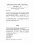 Research paper thumbnail of Incommensurabilité, Orthodoxie et Physique des Hautes Etrangetés – Proposition d'un Modèle à six Niveaux pour les Phénomènes Paranormaux