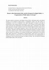 Research paper thumbnail of Russia's (Dis)-Information Policy and the European Far-Right Politics: A Fragmentation of Public Sphere in Europe