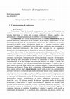 Research paper thumbnail of Seminario di interpretazione